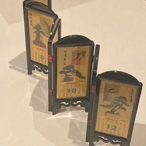 Vintage Chinese Folding Panels